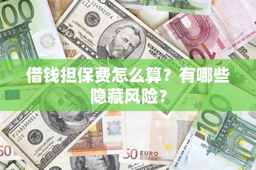 济南借钱担保费怎么算？有哪些隐藏风险？