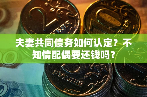 济南夫妻共同债务如何认定？不知情配偶要还钱吗？