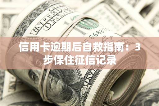 济南信用卡逾期后自救指南：3步保住征信记录