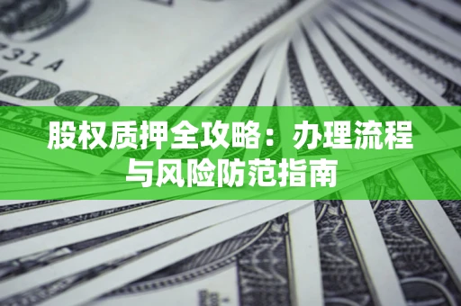济南股权质押全攻略：办理流程与风险防范指南