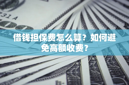 济南借钱担保费怎么算？如何避免高额收费？