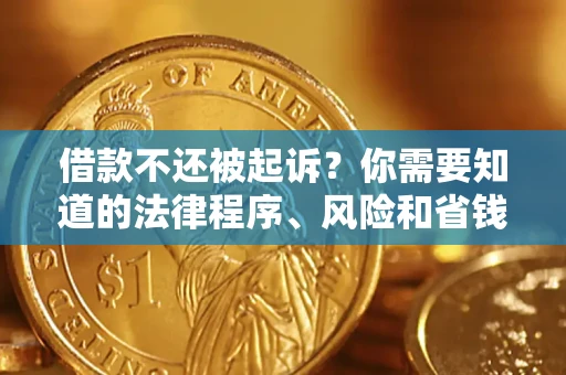 济南借款不还被起诉？你需要知道的法律程序、风险和省钱技巧
