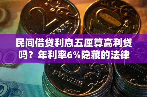济南民间借贷利息五厘算高利贷吗？年利率6%隐藏的法律风险全解析