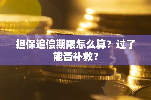 济南担保追偿期限怎么算？过了能否补救？